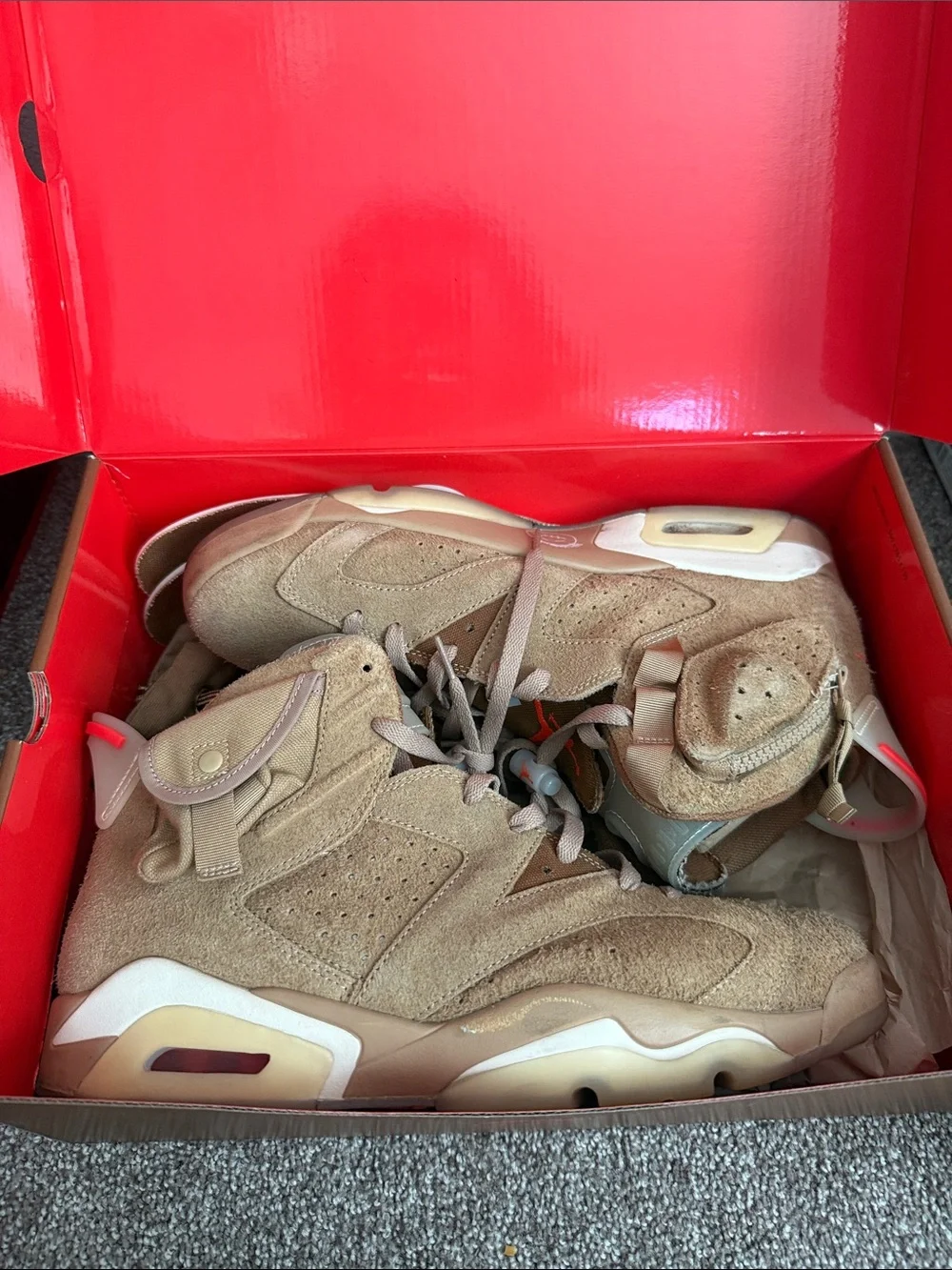 Nike Men's Tan Suede High-Top Athletic Sneakers
